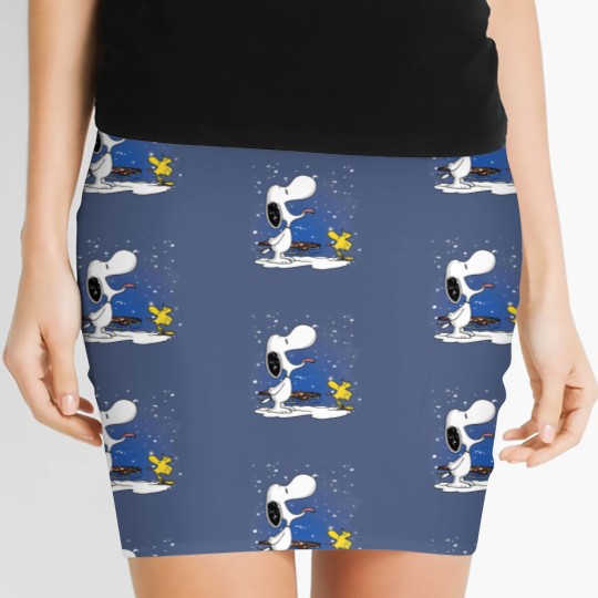 Discover Snoopy Snow Women's Mini Skirts