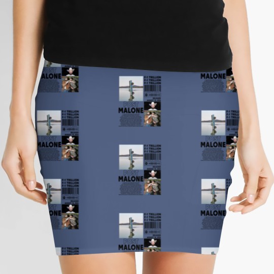 Discover Post Malone Women's Mini Skirts, F-1 Trillion Album Vintage Women's Mini Skirts