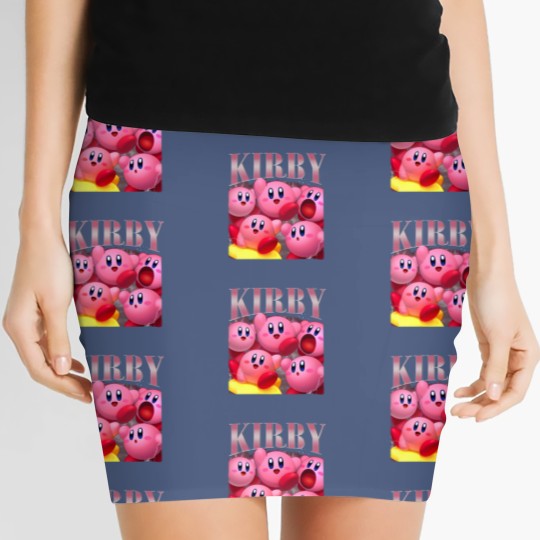 Discover Vintage Kirby Women's Mini Skirt - Cute and Playful