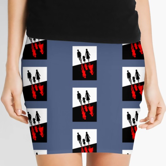 Discover Minimalist Anime Art Spy Family Women's Mini Skirts