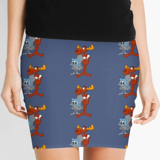 Discover Rocky and Bullwinkle Women's Mini Skirts