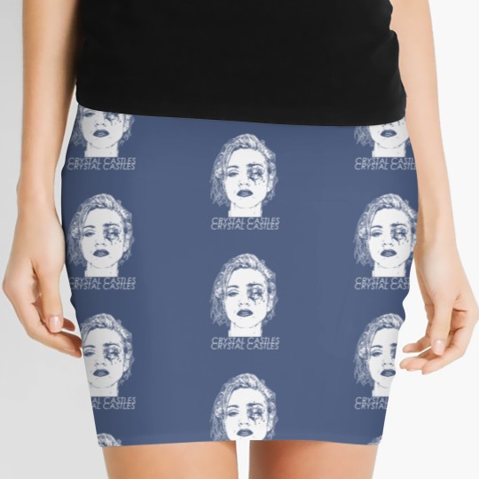 Discover Crystal Castles - Madonna Bruised Unisex Women's Mini Skirts Full Size S to 5XL
