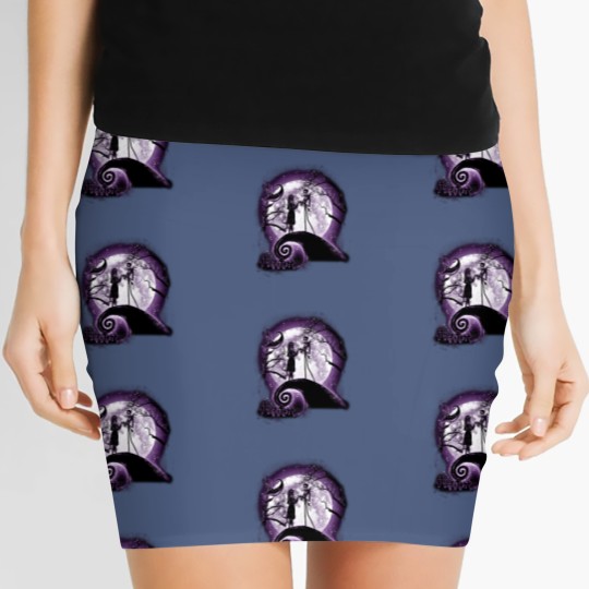 Discover Moonlight Nightmare (Purple) - Nightmare Before Christmas - Women's Mini Skirts