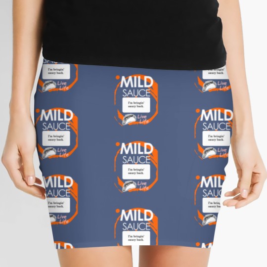 Discover Taco Sauce Mild Halloween Women's Mini Skirts