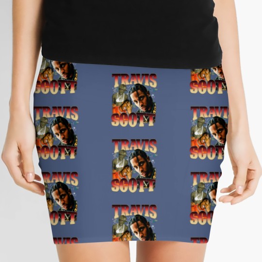 Discover Travis Women's Mini Skirts, 90's Vintage Rap Women's Mini Skirts RPLC26