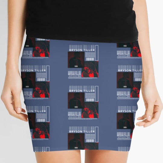 Discover Bryson Tiller Music Album Women's Mini Skirts, Merch Vintage Trapsoul For Lovers Rapper Women's Mini Skirts
