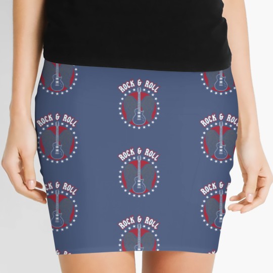 Discover Rock and Roll Rock 'n Roll Music Concert Women's Mini Skirts