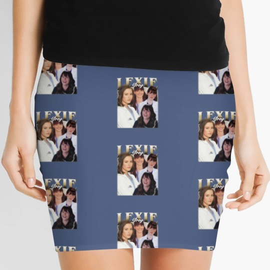 Discover Lexie Grey Vintage Women's Mini Skirts, Gift For Woman and Man Unisex Women's Mini Skirts