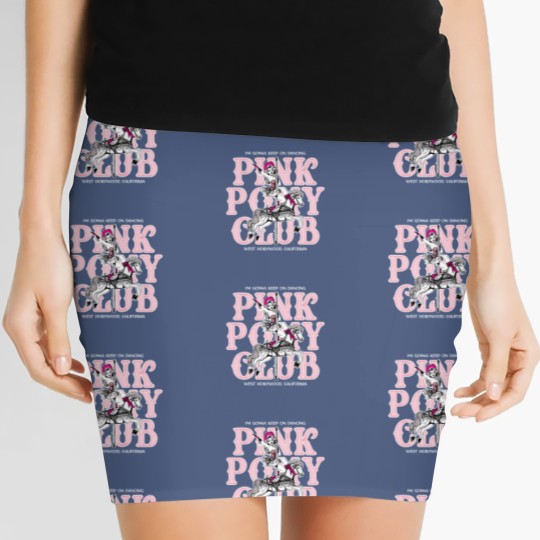 Discover Pink Pony Club Unisex Jersey Short Sleeve Women's Mini Skirts, Chappell Roan Fan Women's Mini Skirts