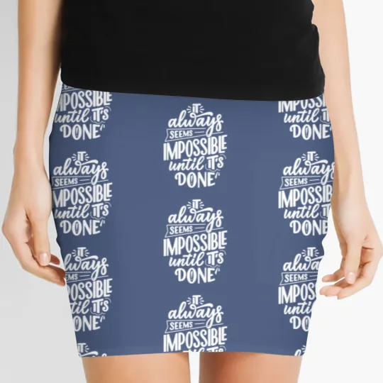 Discover Motivational Sayings motivational words Inspirational Women's Mini Skirts