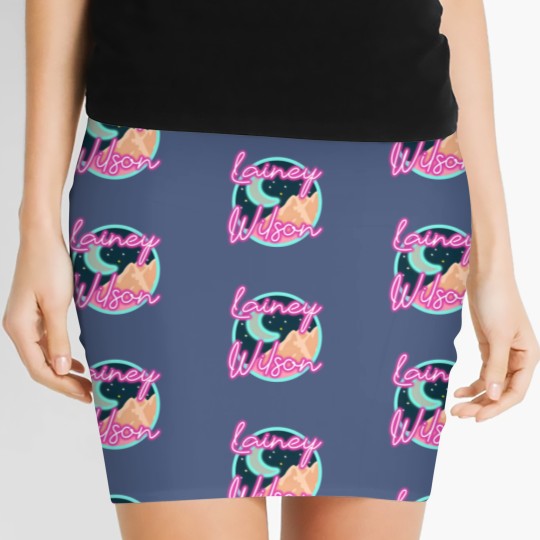 Discover Lainey Wilson Cowboy Neon Women's Mini Skirts