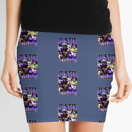 Discover Vintage 90s Graphic Style Justin Jefferson Women's Mini Skirts