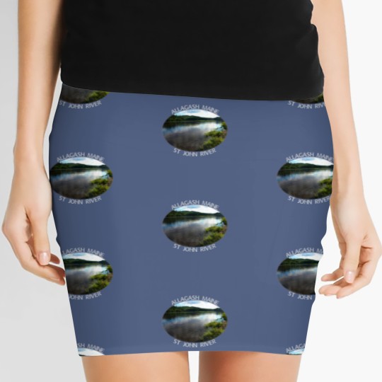 Discover Allagash Maine St John River Old Schoolhouse Roa Women's Mini Skirts