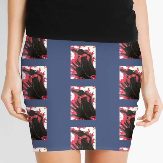 Discover Leather Face Women's Mini Skirts