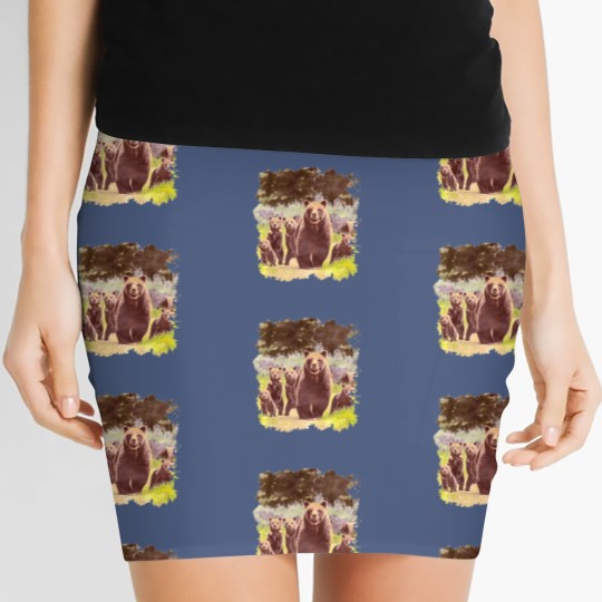Discover Grizzly 399 And Quad Women's Mini Skirts