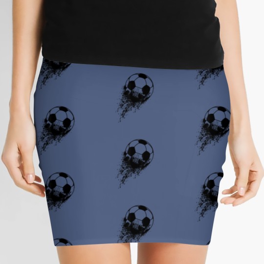 Discover Soccer Player Sports Vintage Men Boys Soccer Women's Mini Skirts