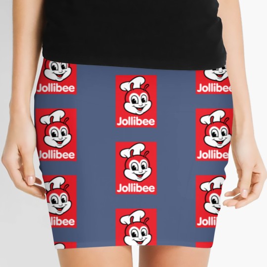 Discover Jollibee Fitted VNeck Women's Mini Skirts