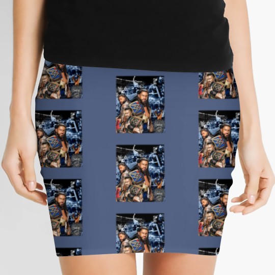 Discover Vintage Roman Reigns Bootleg Style Women's Mini Skirts, Roman Reigns