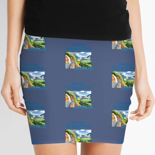 Discover Glacier National Park, Montana - Glacier National Park - Women's Mini Skirts
