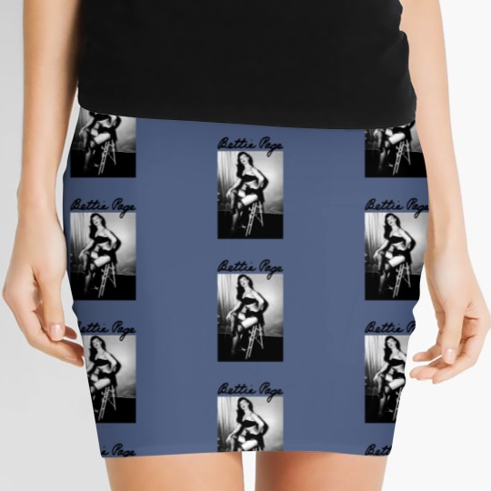 Discover Bettie Page BLACK Women's Mini Skirts short sleeve