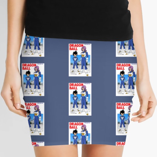 Discover DBZ Vegeta & Trunks Manga Cover Women's Mini Skirts