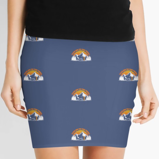 Discover Funny outdoors nature take me to the trees Women's Mini Skirts
