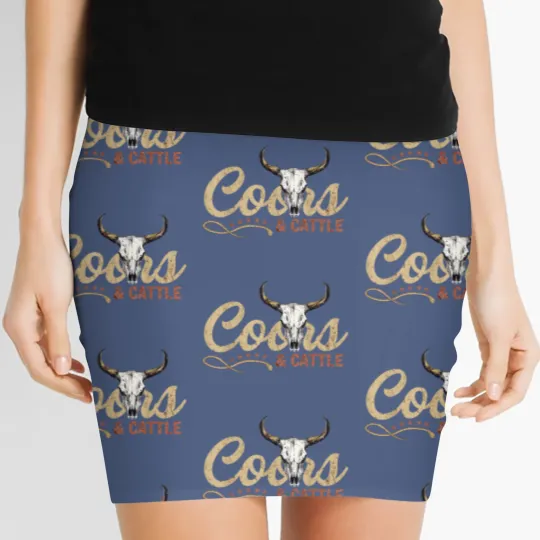 Discover Coor And Cattles Rodeo Western Cowboy Howdy Lover Women's Mini Skirts