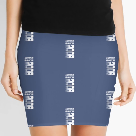 Discover Awesome Since Vintage 2006 Birthday Women's Mini Skirts