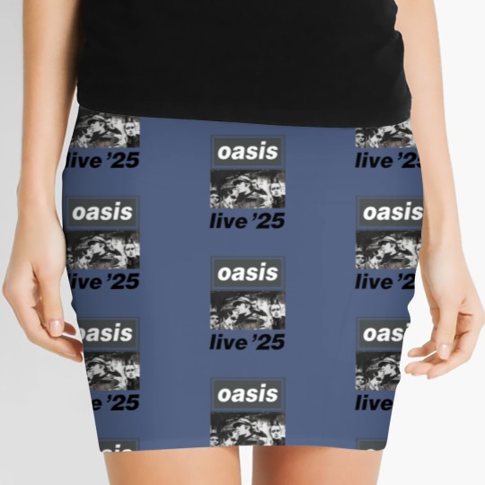 Discover Oasis Live 2025 World Tour  Unisex Women's Mini Skirts Oasis Band Women's Mini Skirts