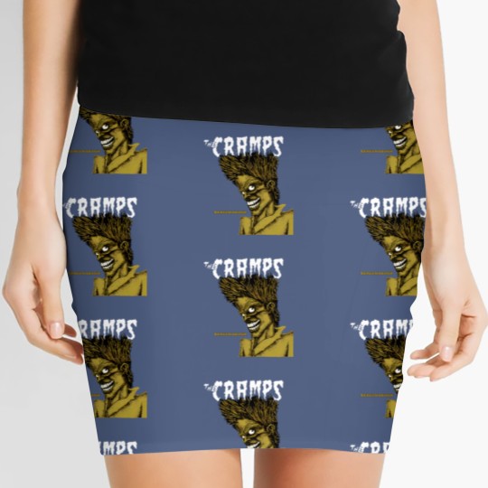 Discover The Cramps Unisex Women's Mini Skirts: Bad Music For Bad People (Black)