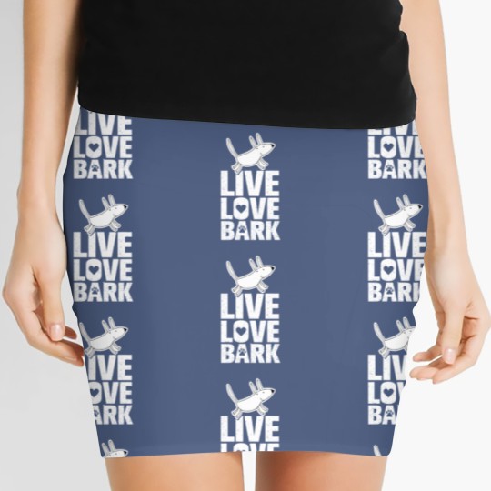 Discover Live - Love - Bark Women's Mini Skirts