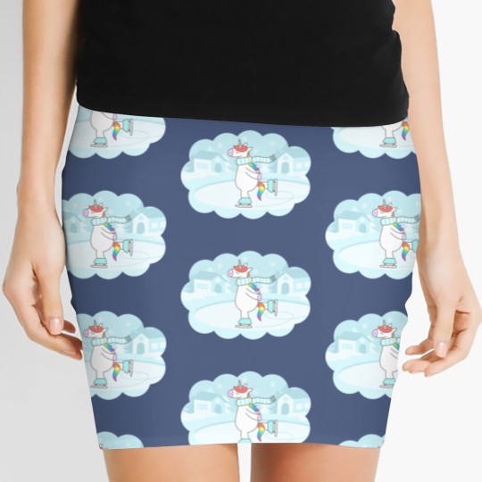 Discover Unicorn Xmas 2017 Women's Mini Skirts High Quality
