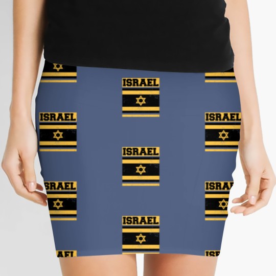 Discover Jewish Joke Patriotic Israeli Flag Gift Women's Mini Skirts