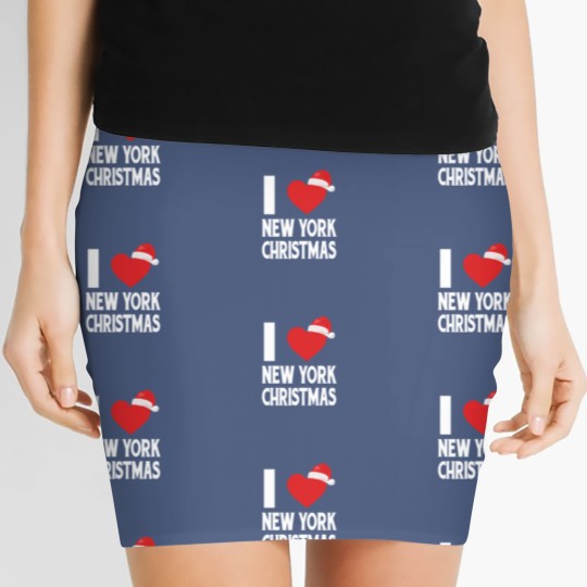Discover Christmastime is here in New York City Women's Mini Skirts
