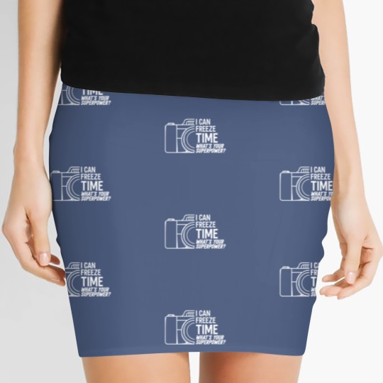 Discover I Can Freeze Time What's Your Superpower Women's Mini Skirts
