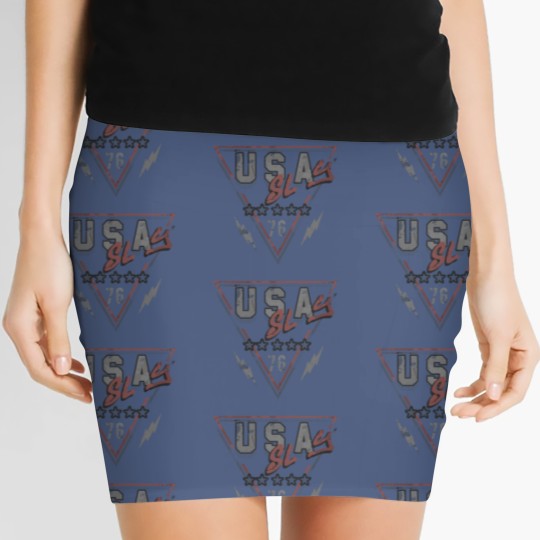 Discover Slay Usa Triangle Graphic Women's Mini Skirts