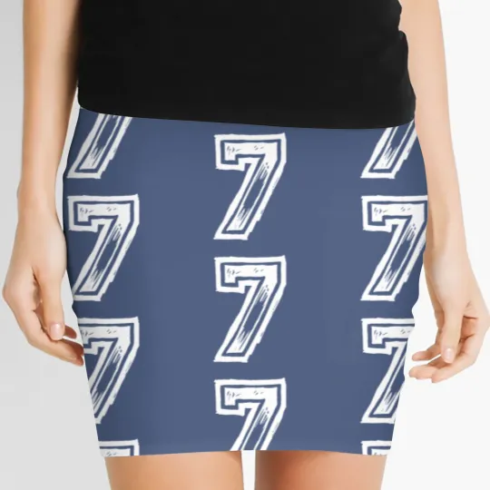 Discover 7 number jersey Women's Mini Skirts