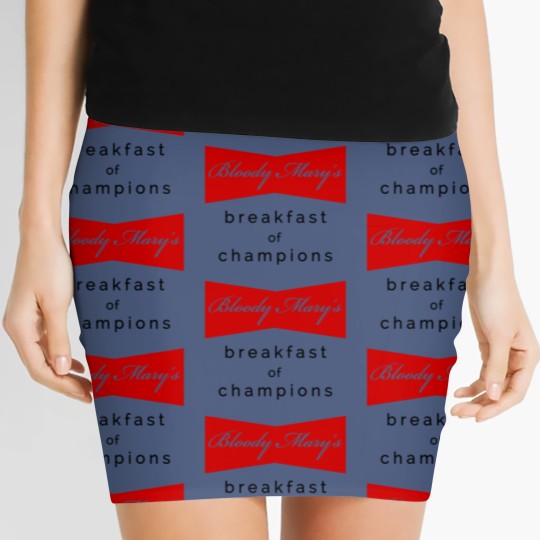 Discover Bloody Mary's Breakfast Of Champions Women's Mini Skirts
