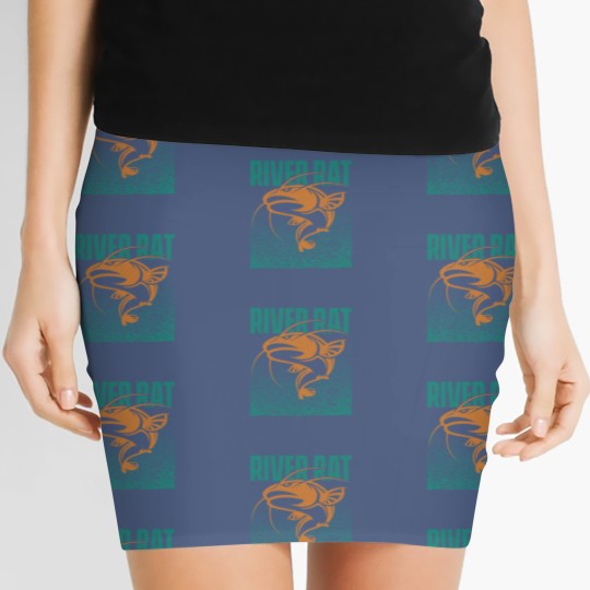 Discover Freshwater Catfish Fishing Women's Mini Skirts