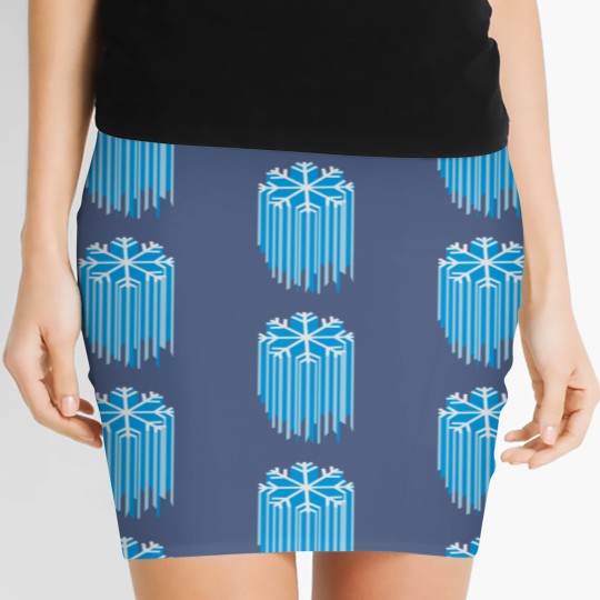 Discover Snowflake 3D Women's Mini Skirts