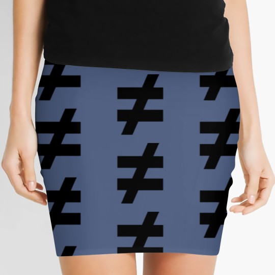 Discover Not Equal To 2 Women's Mini Skirts