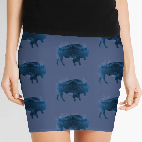 Discover Buffalo / Bison Women's Mini Skirts