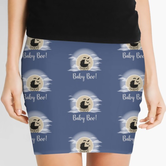 Discover Gothic Baby Shower Halloween Carriage Women's Mini Skirts