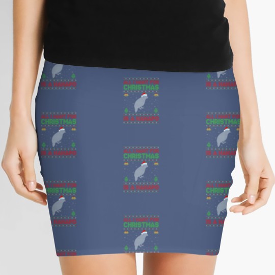 Discover Funny Ugly All I Want For Christmas Is A Kakapo Women's Mini Skirts