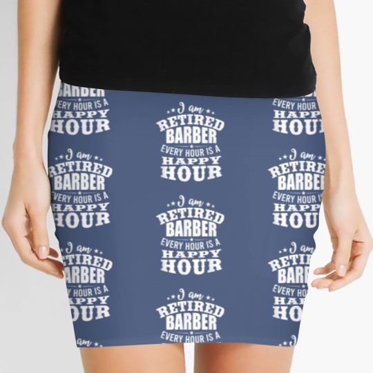 Discover Retired Hairdresser Retiree Barber Retirement Gift Women's Mini Skirts