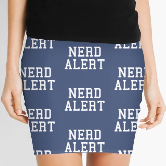 Discover Nerd Alert Funny Quote Women's Mini Skirts