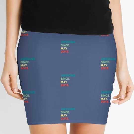 Discover Kids 9Th Birthday Gifts 9 Year Boy Girl Awesome Si Women's Mini Skirts