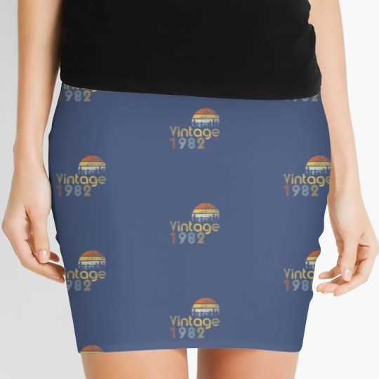 Discover 40Th Birthday Vintage Forest 1982 Women's Mini Skirts