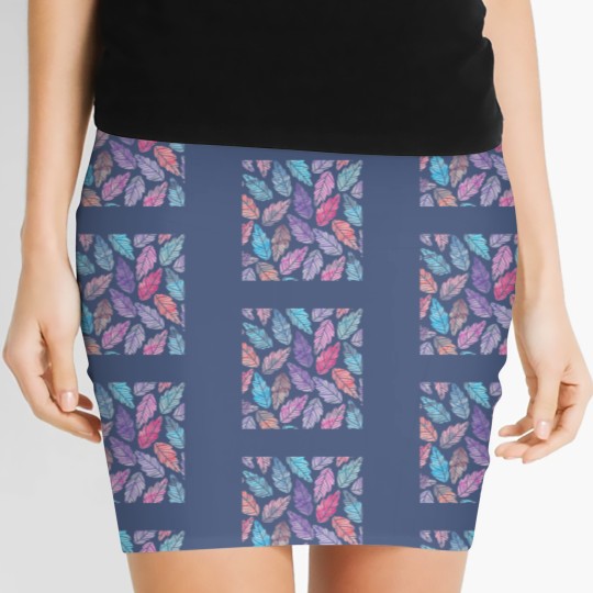 Discover Colorful leaves Women's Mini Skirts