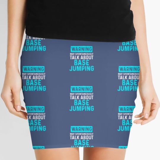 Discover Base Jumping Lover Base Jumper Women's Mini Skirts